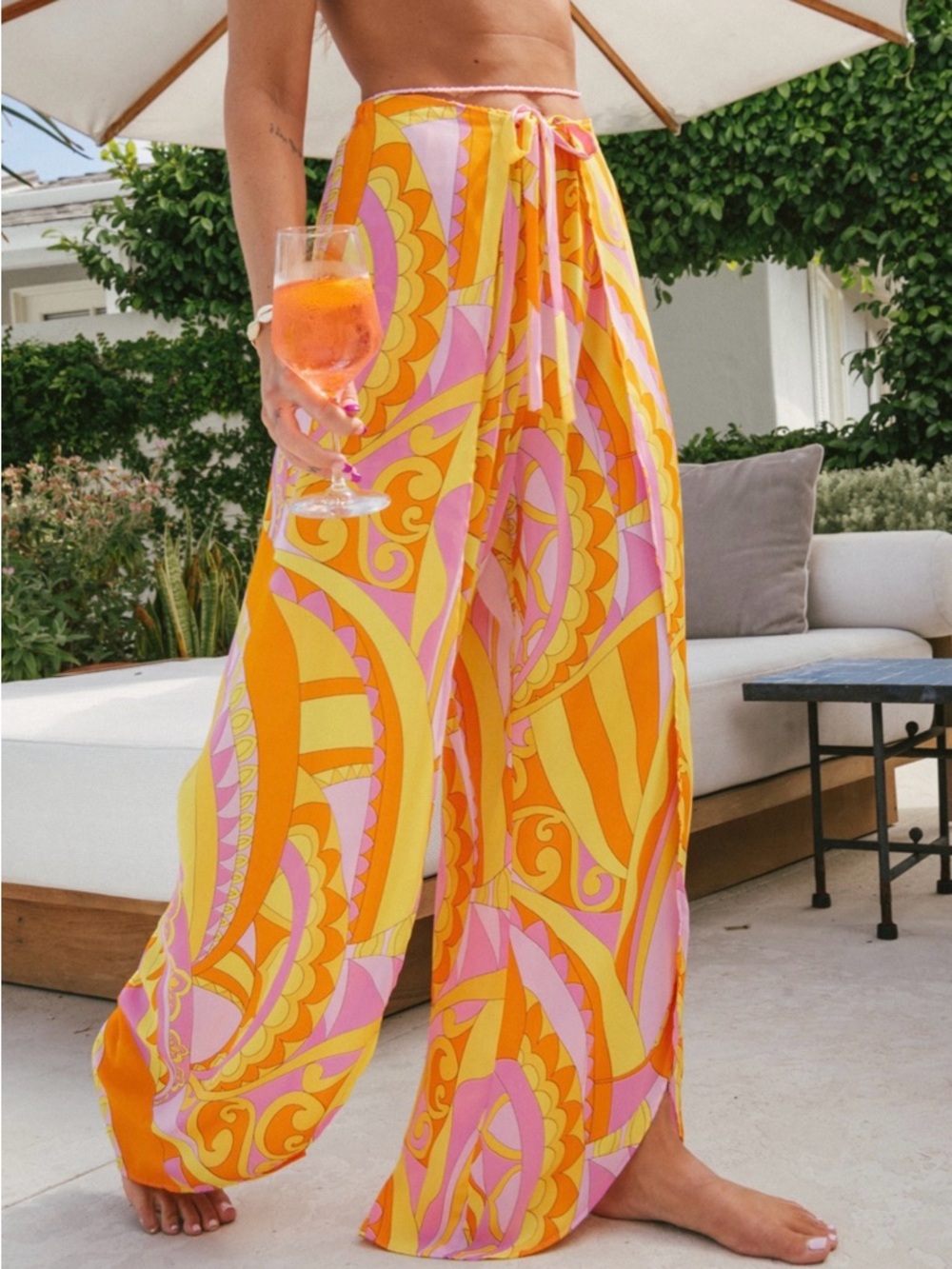 Show Me Your Mumu Women's Limbo Pants Caribbean Cocktail - Picture 2 of 6